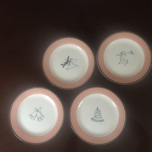 Adorable tag ltd wedding themed plate set